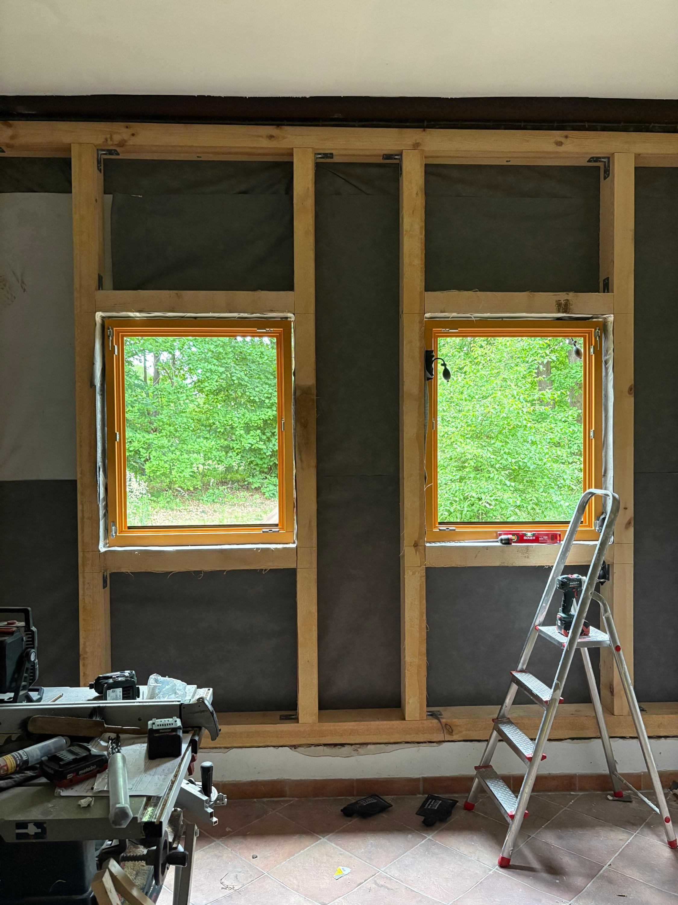 ökologische Fassadendämmung Holzfaser Trockenbau